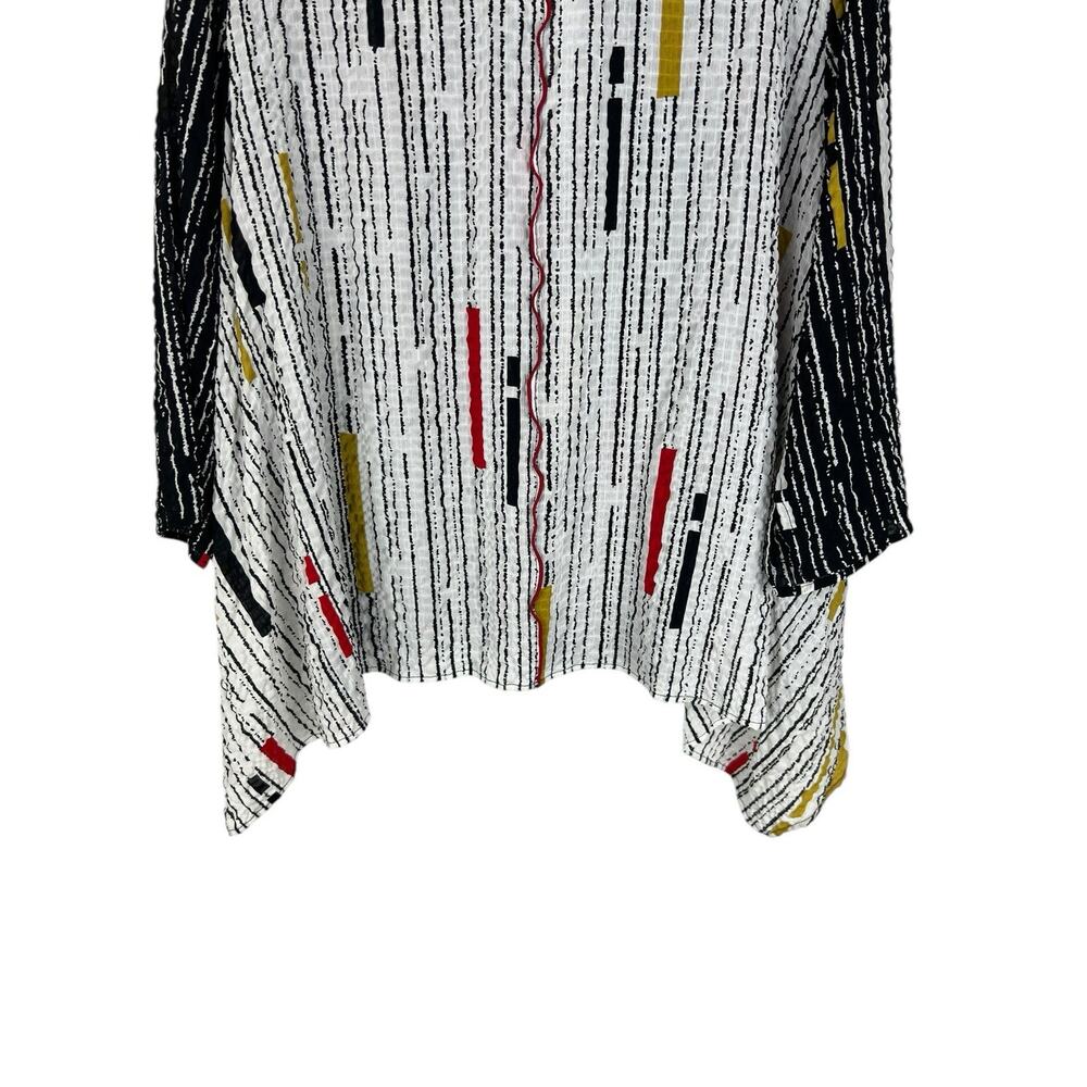 Ic By Connie K Colorful Print Jacket Size Xl Chop… - image 7